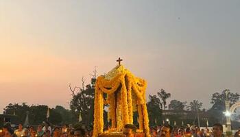 Feast of Our Lady of Lourdes celebrated at st Lawrence Minor Basilica Attur